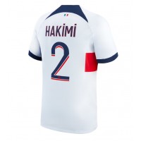 Dres Paris Saint-Germain Achraf Hakimi #2 Preč 2023-24 Krátky Rukáv
